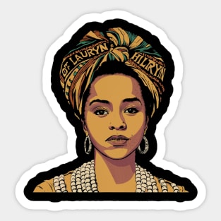 The art of Lauryn Hill Sticker